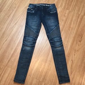 Rock Revival MOTO Nelrose Skinny jeans 24 24x30